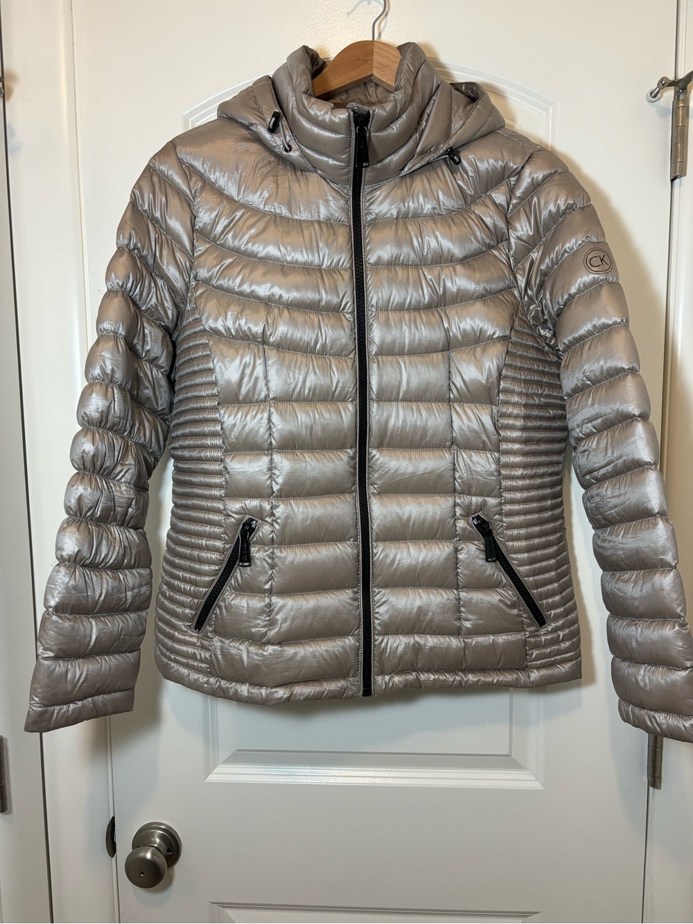 Calvin Klein  Packable Hooded Puffer Jacket - Women's